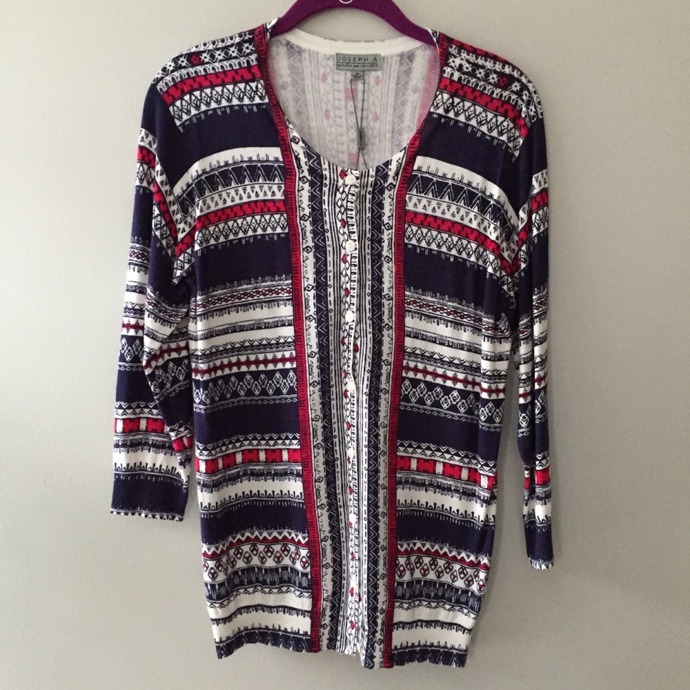Joseph A. Cardigan Sweater Size Medium